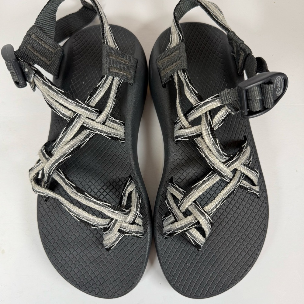 Chaco Gray Outdoor Sandals with Adjustable Straps ZX2 Size 7 Women’s Black Gray - Picture 5 of 8